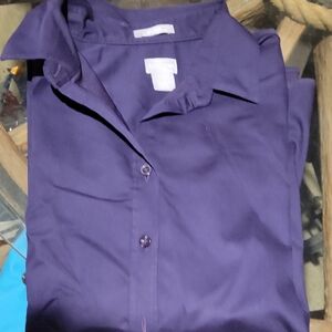 Chico's Purple Button Down Shirt